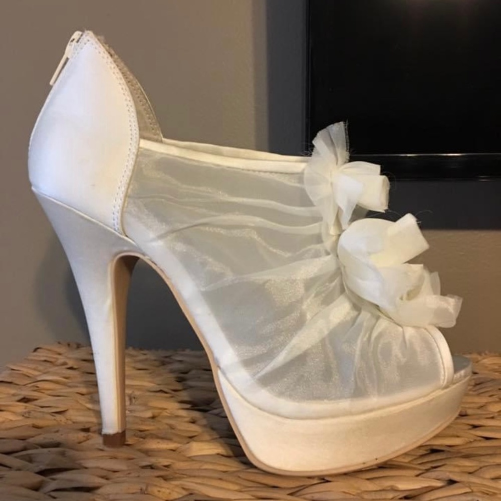 White by Vera Wang Wedding Heels